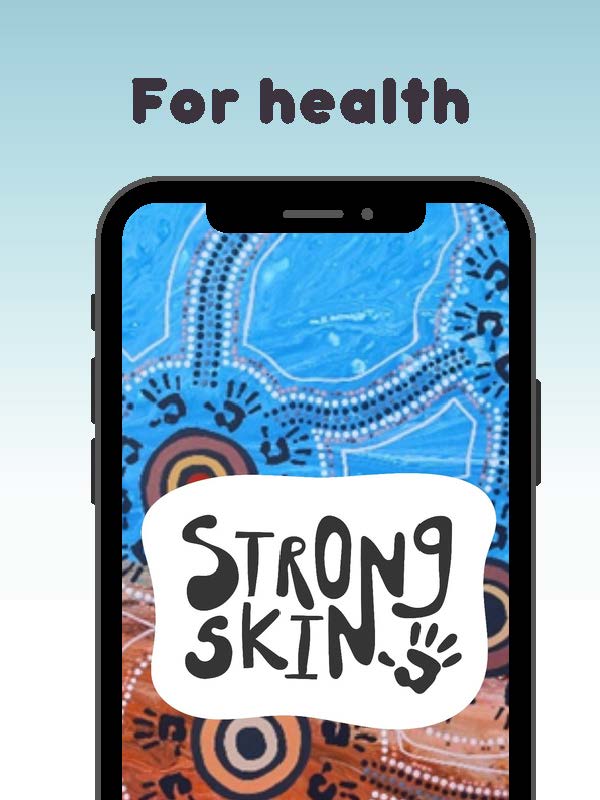 screenshot of strong skin app
