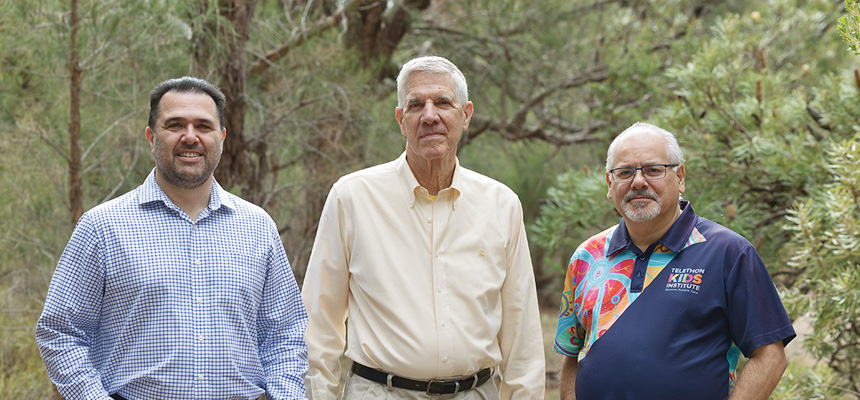 Associate Professor Mitrou, Professor Steve Zubrick and Associate Professor Glenn Pearson